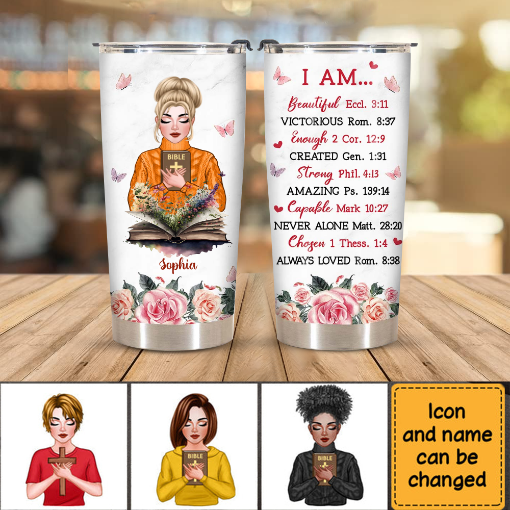 Gift For Daughter Bible Verses Tumbler